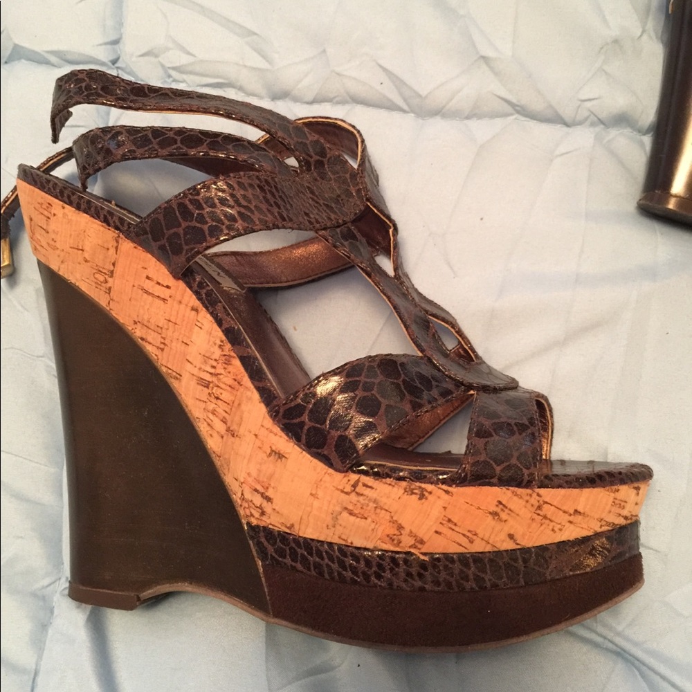 High heel platform sandals